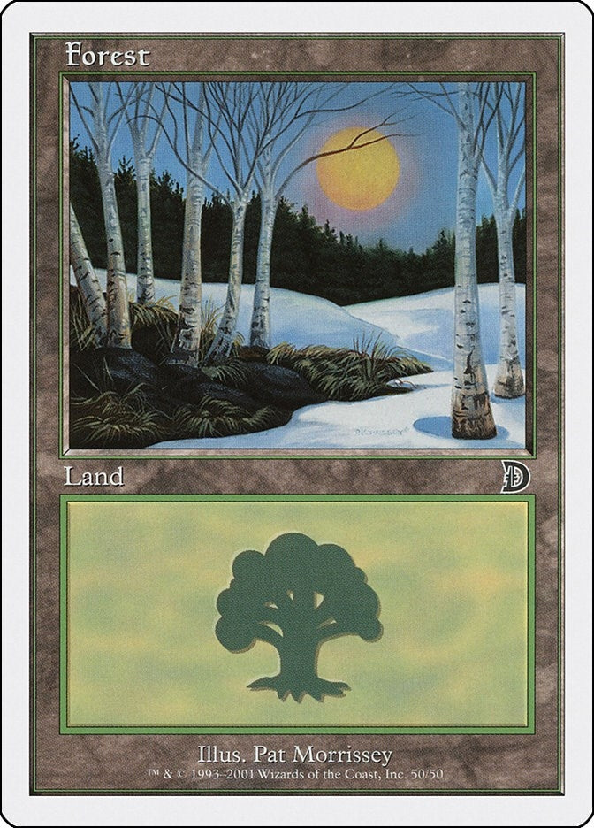 Image for Forest (50) (50) (Deckmasters Garfield vs Finkel) - Magic: The Gathering