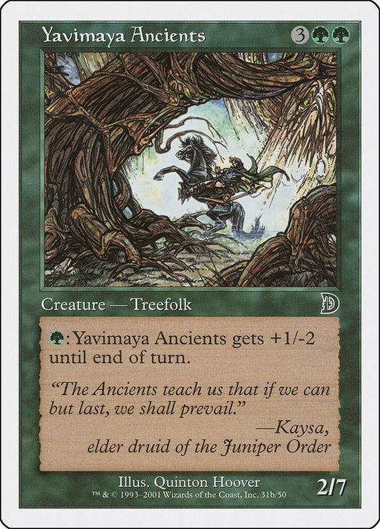Image for Yavimaya Ancients (31b) (31b) (Deckmasters Garfield vs Finkel) - Magic: The Gathering