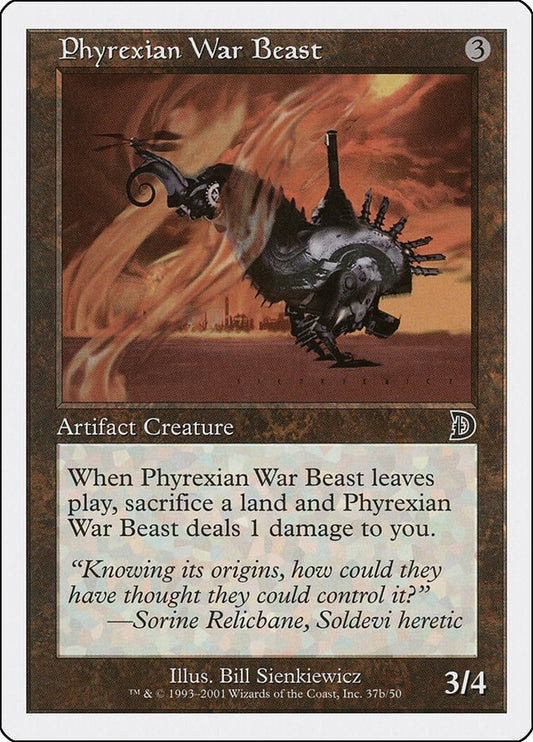 Image for Phyrexian War Beast (37b) (37b) (Deckmasters Garfield vs Finkel) - Magic: The Gathering