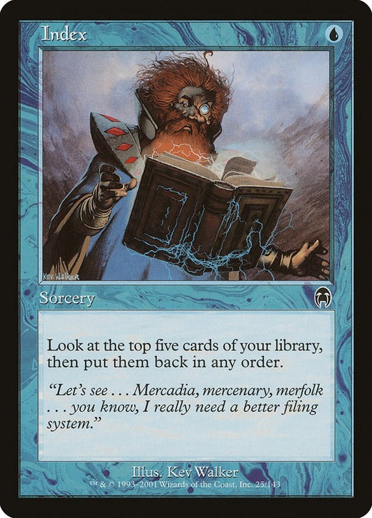 Image for Index (25) (Apocalypse) - Magic: The Gathering