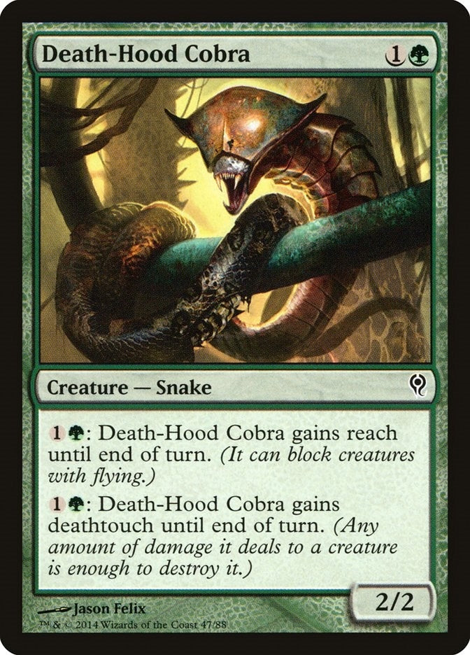 Image for Death-Hood Cobra (47) (Duel Decks: Jace vs. Vraska) - Magic: The Gathering