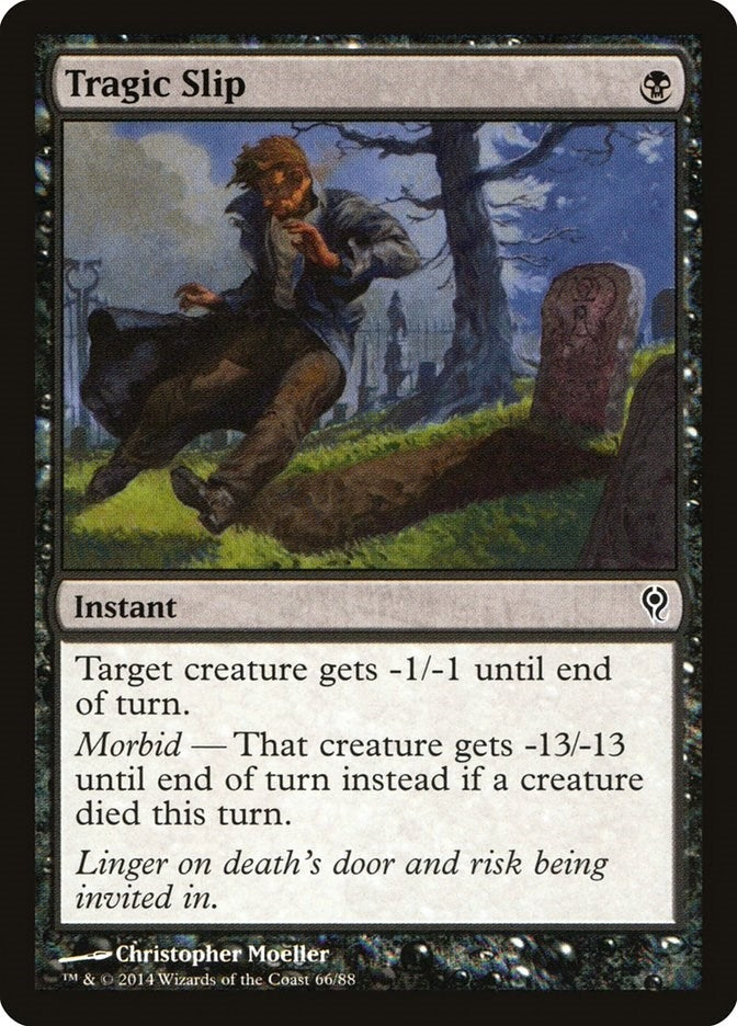Image for Tragic Slip (66) (Duel Decks: Jace vs. Vraska) - Magic: The Gathering