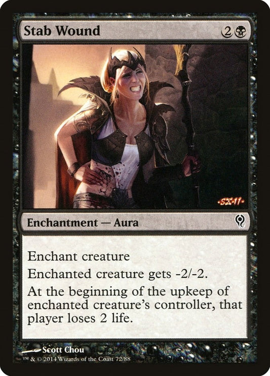 Image for Stab Wound (72) (Duel Decks: Jace vs. Vraska) - Magic: The Gathering