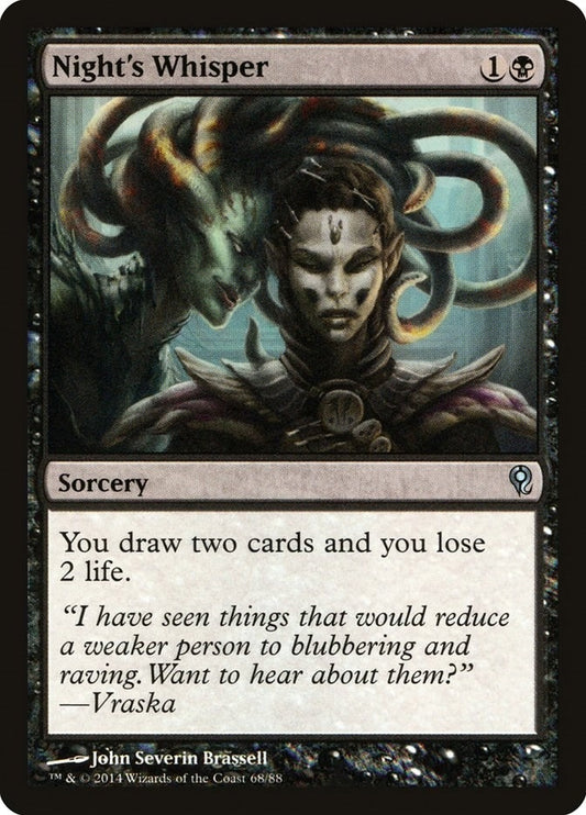 Image for Night's Whisper (68) (Duel Decks: Jace vs. Vraska) - Magic: The Gathering