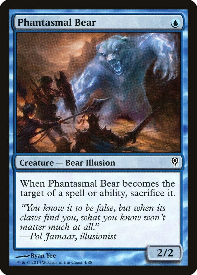 Image for Phantasmal Bear (4) (Duel Decks: Jace vs. Vraska) - Magic: The Gathering