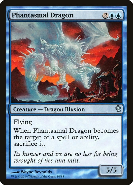 Image for Phantasmal Dragon (14) (Duel Decks: Jace vs. Vraska) - Magic: The Gathering