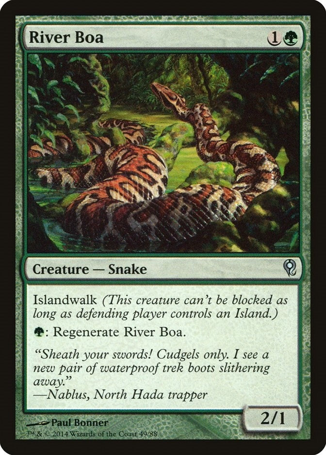 Image for River Boa (49) (Duel Decks: Jace vs. Vraska) - Magic: The Gathering