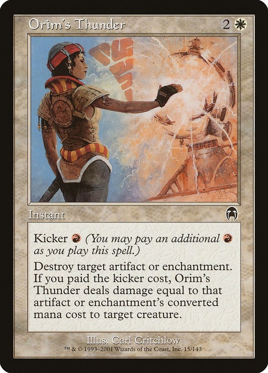 Image for Orim's Thunder (15) (Apocalypse) - Magic: The Gathering