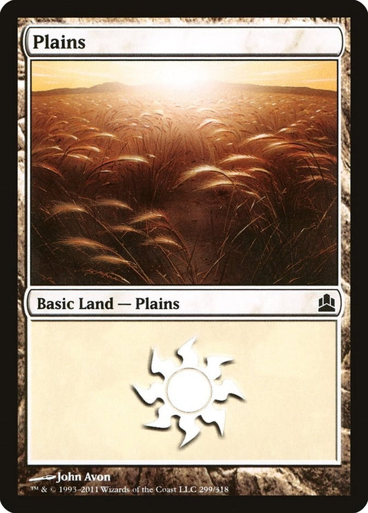 Image for Plains (299) (299) (Commander) - Magic: The Gathering