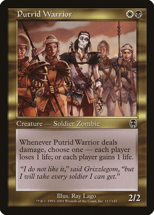 Image for Putrid Warrior (117) (Apocalypse) - Magic: The Gathering