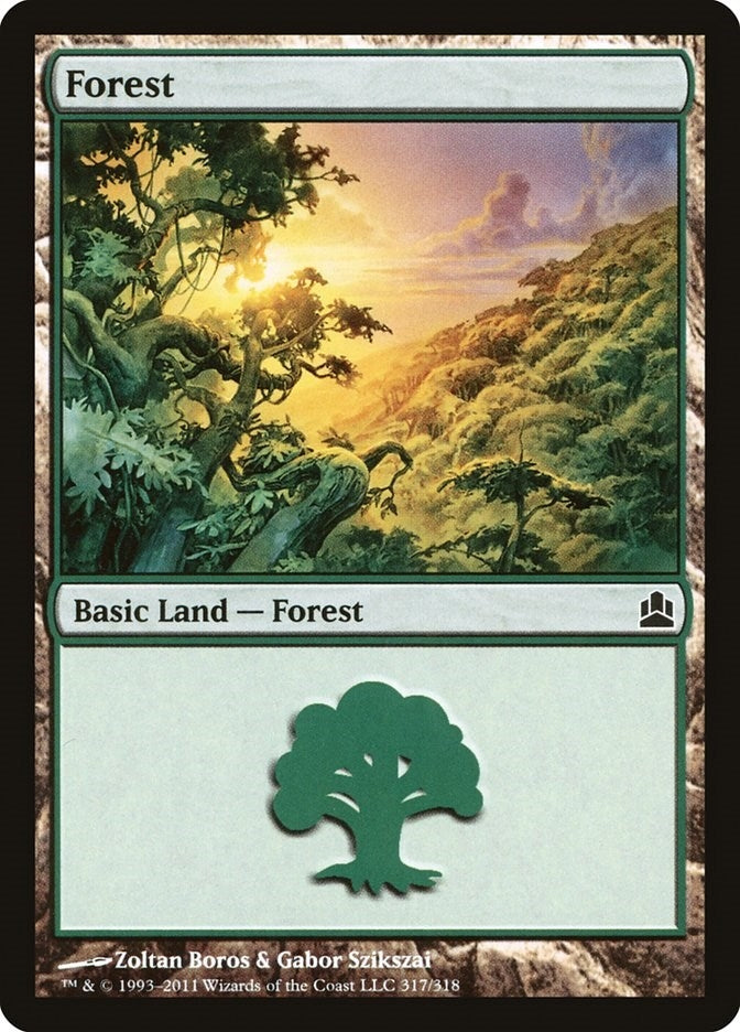 Image for Forest (317) (317) (Commander) - Magic: The Gathering
