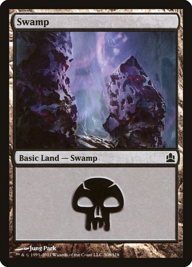 Image for Swamp (308) (308) (Commander) - Magic: The Gathering