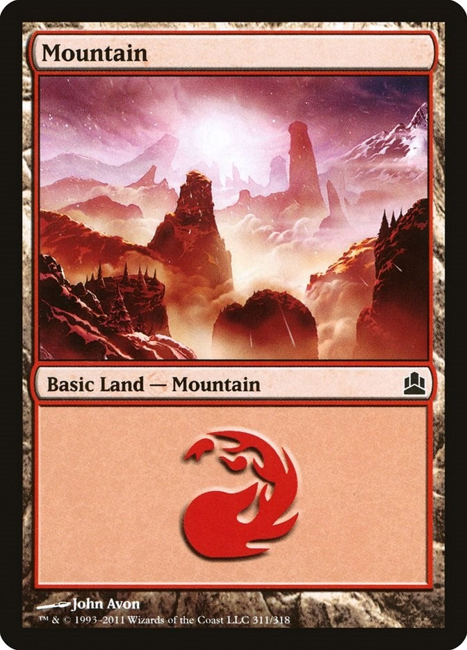 Image for Mountain (311) (311) (Commander) - Magic: The Gathering