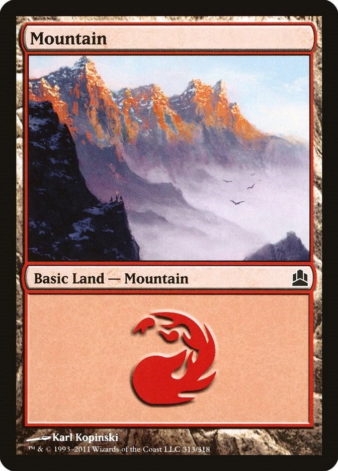 Image for Mountain (313) (313) (Commander) - Magic: The Gathering