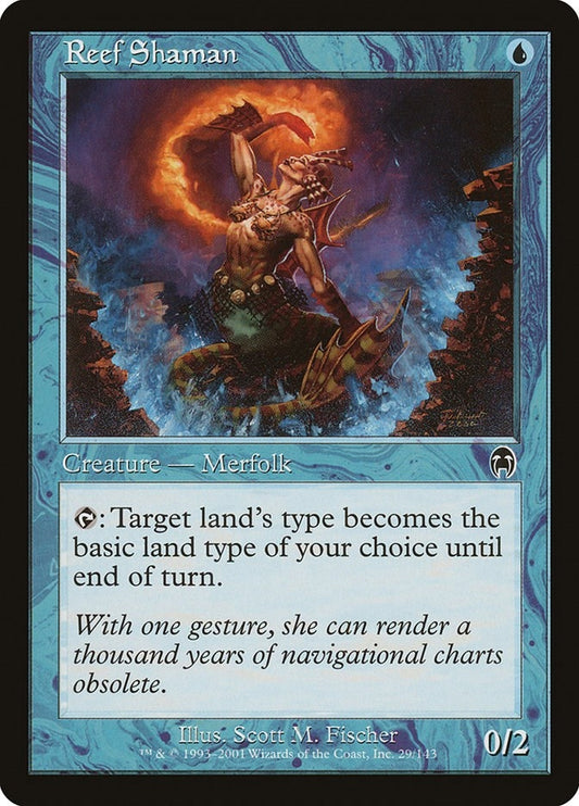 Image for Reef Shaman (29) (Apocalypse) - Magic: The Gathering