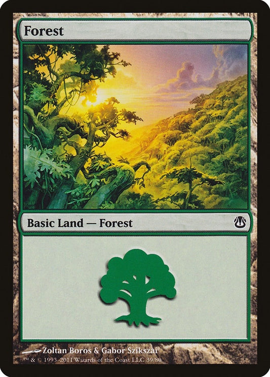 Image for Forest (39) (39) (Duel Decks: Ajani vs. Nicol Bolas) - Magic: The Gathering