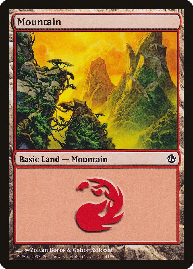 Image for Mountain (41) (41) (Duel Decks: Ajani vs. Nicol Bolas) - Magic: The Gathering