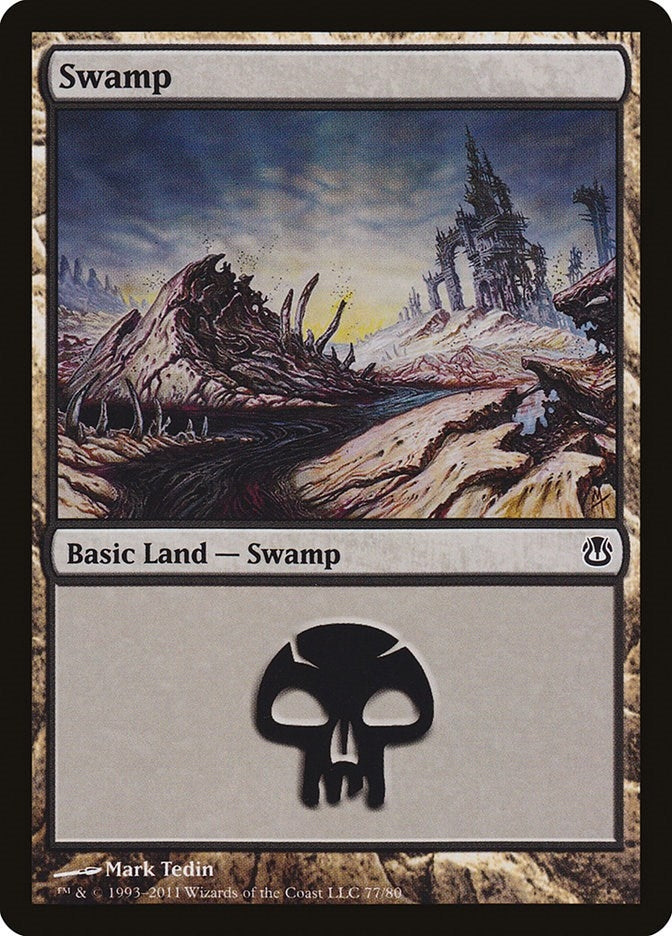 Image for Swamp (77) (77) (Duel Decks: Ajani vs. Nicol Bolas) - Magic: The Gathering