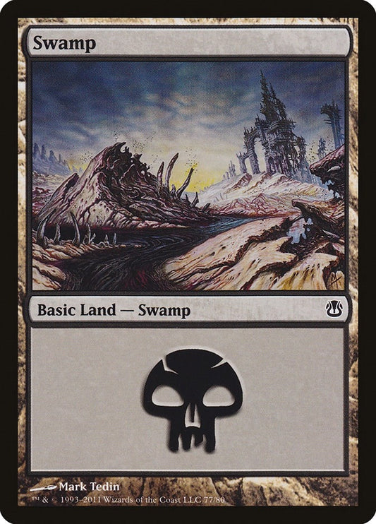 Image for Swamp (77) (77) (Duel Decks: Ajani vs. Nicol Bolas) - Magic: The Gathering
