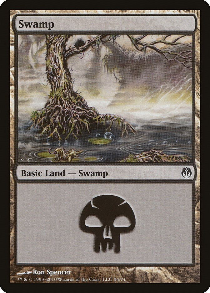 Image for Swamp (34) (34) (Duel Decks: Phyrexia vs. the Coalition) - Magic: The Gathering