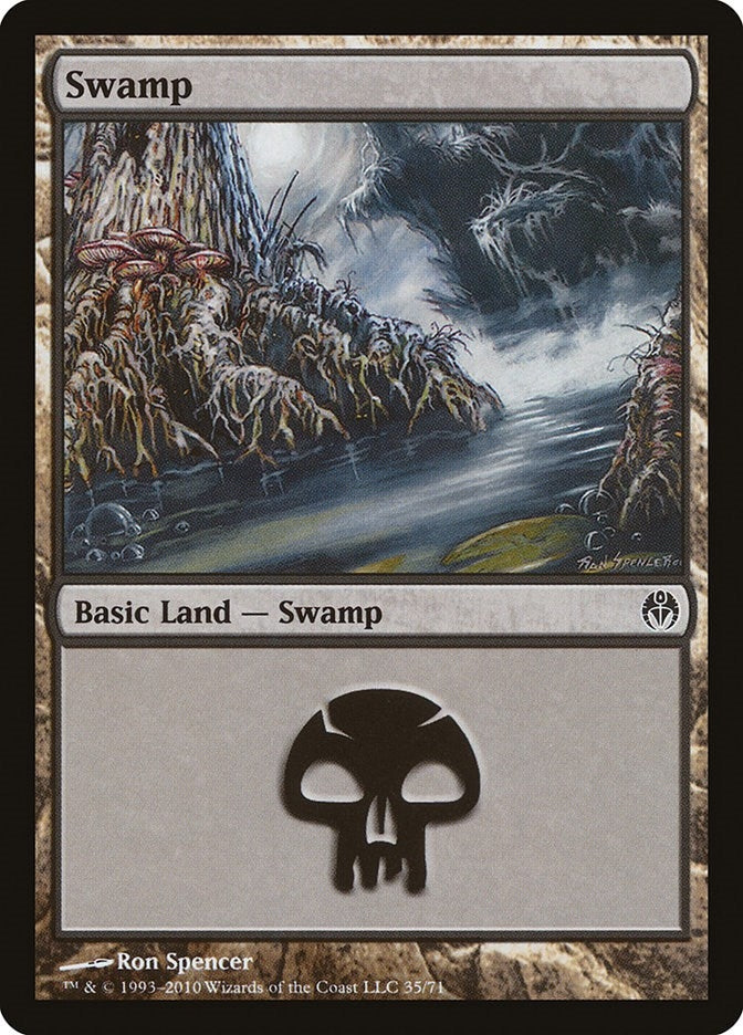 Image for Swamp (35) (35) (Duel Decks: Phyrexia vs. the Coalition) - Magic: The Gathering