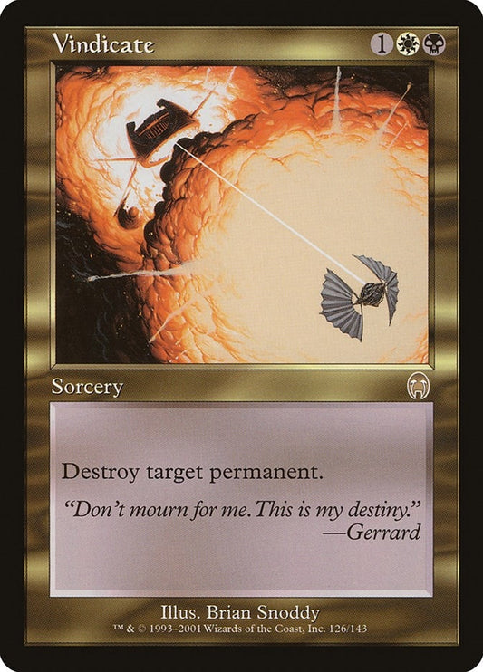 Image for Vindicate (126) (Apocalypse) - Magic: The Gathering