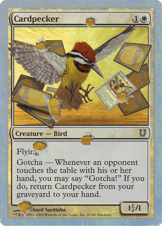 Image for Cardpecker (Alternate Foil) (4) (Unhinged) - Magic: The Gathering