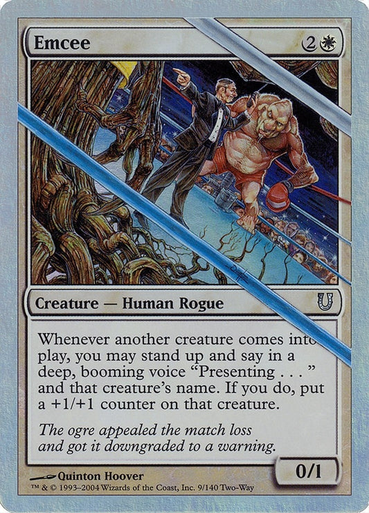 Image for Emcee (Alternate Foil) (9) (Unhinged) - Magic: The Gathering