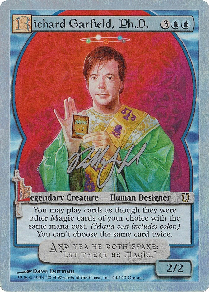 Image for Richard Garfield, Ph.D. (Alternate Foil) (44) (Unhinged) - Magic: The Gathering