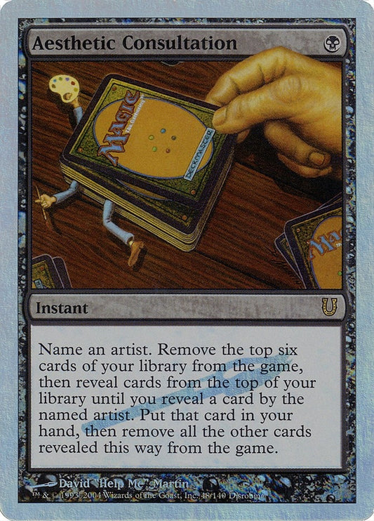 Image for Aesthetic Consultation (Alternate Foil) (48) (Unhinged) - Magic: The Gathering
