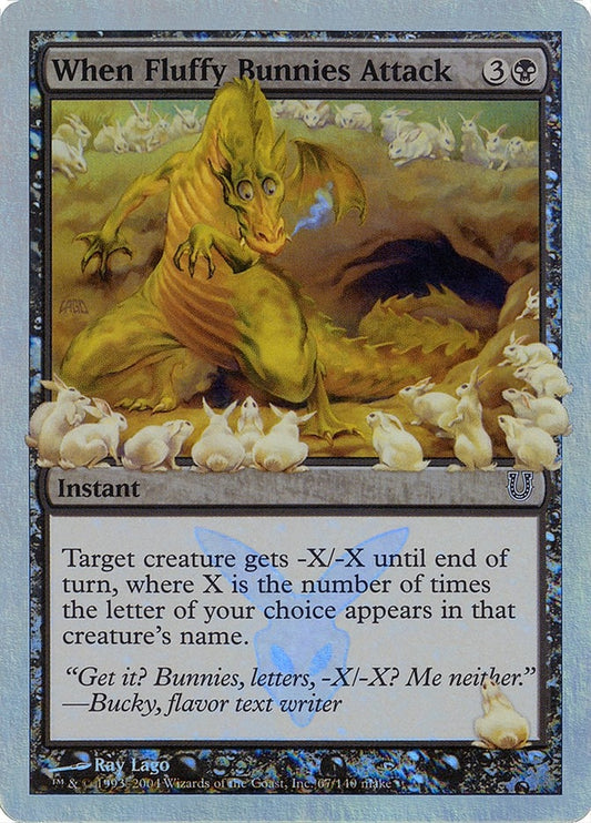 Image for When Fluffy Bunnies Attack (Alternate Foil) (67) (Unhinged) - Magic: The Gathering