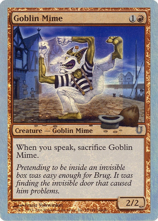 Image for Goblin Mime (Alternate Foil) (78) (Unhinged) - Magic: The Gathering