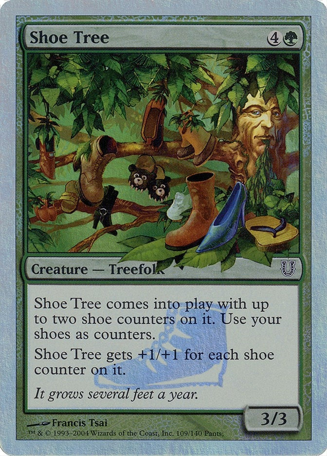 Image for Shoe Tree (Alternate Foil) (109) (Unhinged) - Magic: The Gathering