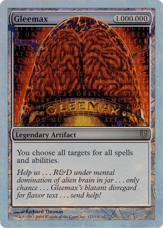 Image for Gleemax (Alternate Foil) (121) (Unhinged) - Magic: The Gathering