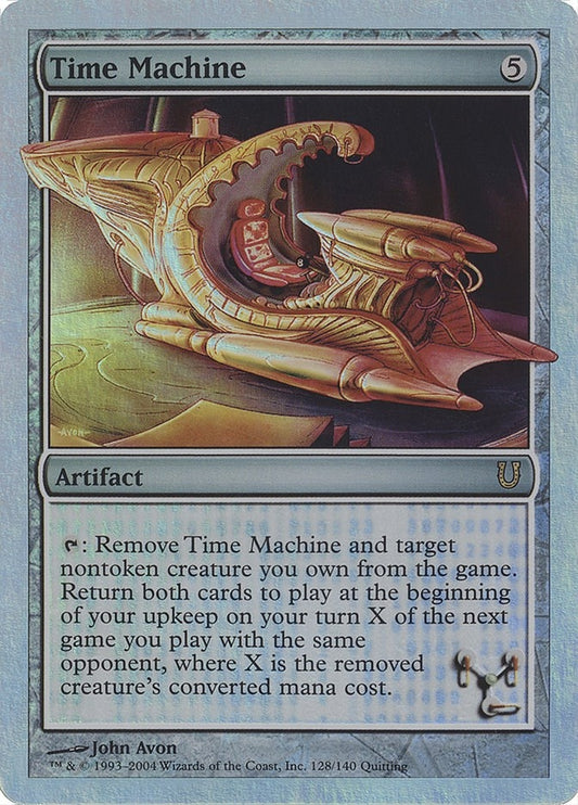 Image for Time Machine (Alternate Foil) (128) (Unhinged) - Magic: The Gathering
