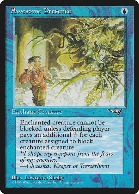 Image for Awesome Presence (Man Being Chased) (35) (Alliances) - Magic: The Gathering