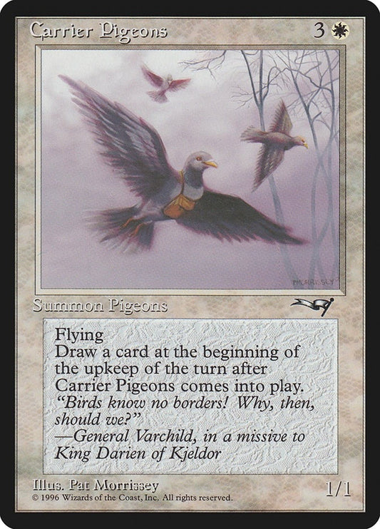 Image for Carrier Pigeons (126) (Alliances) - Magic: The Gathering