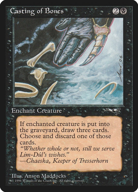 Image for Casting of Bones (3) (Alliances) - Magic: The Gathering