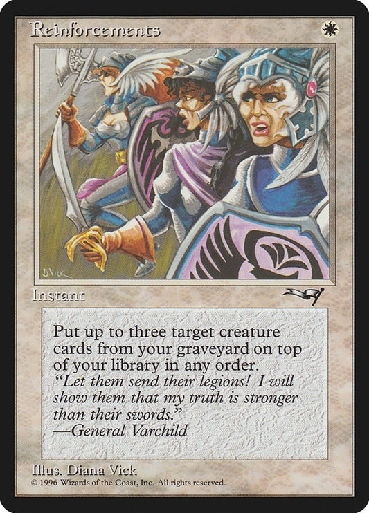 Image for Reinforcements (Line-up) (143) (Alliances) - Magic: The Gathering