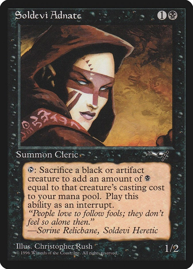 Image for Soldevi Adnate (Woman) (26) (Alliances) - Magic: The Gathering