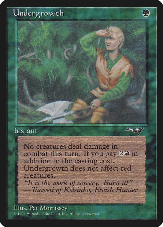 Image for Undergrowth (Holding Axe) (88) (Alliances) - Magic: The Gathering