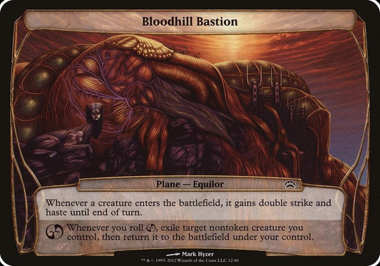 Image for Bloodhill Bastion (Planechase 2012) (12) (Oversize Cards) - Magic: The Gathering