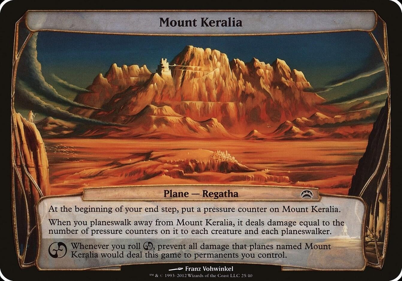 Image for Mount Keralia (Planechase 2012) (25) (Oversize Cards) - Magic: The Gathering