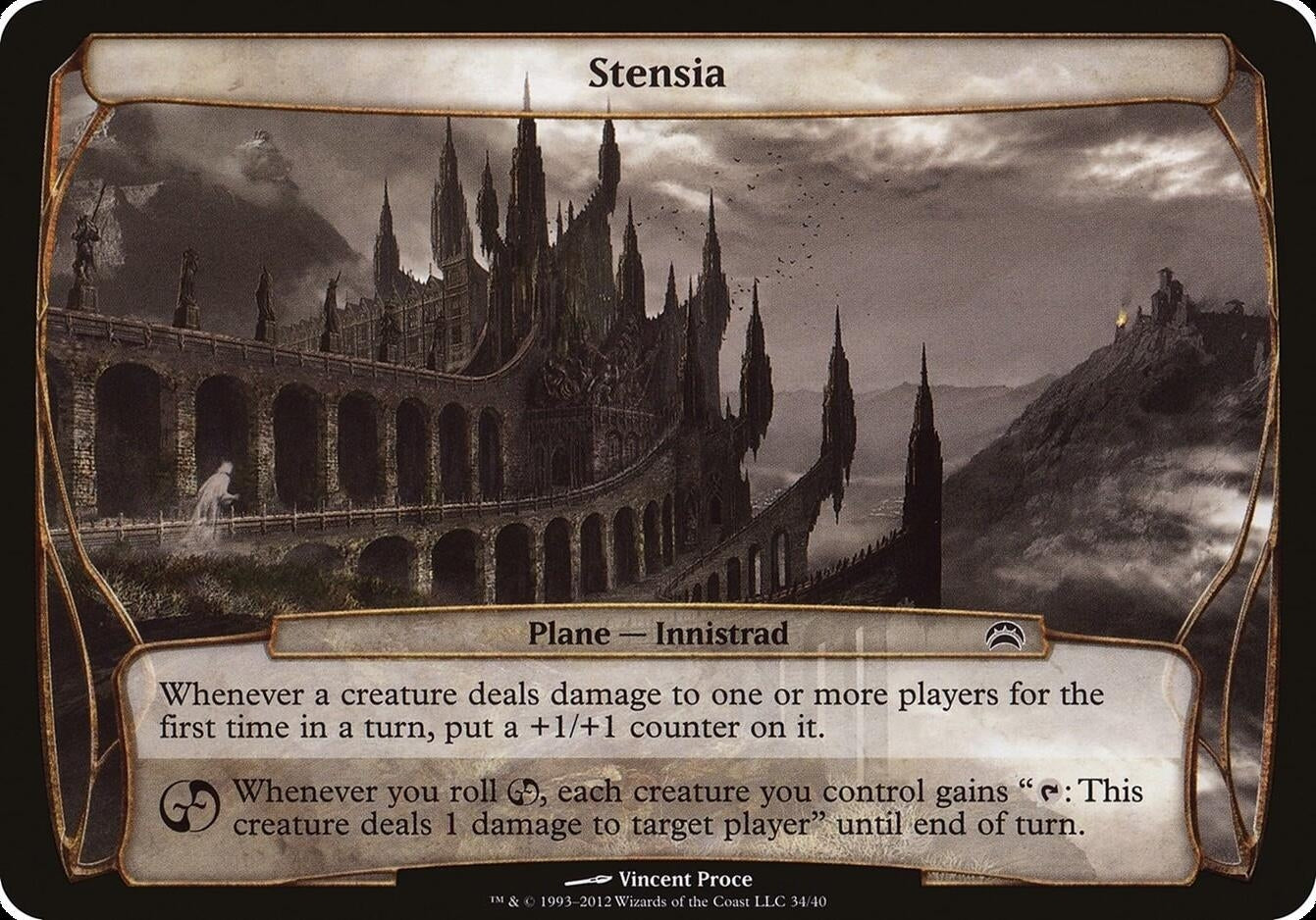 Image for Stensia (Planechase 2012) (34) (Oversize Cards) - Magic: The Gathering