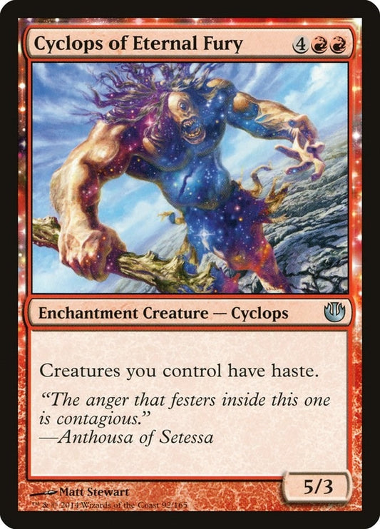 Image for Cyclops of Eternal Fury (92) (Journey Into Nyx) - Magic: The Gathering