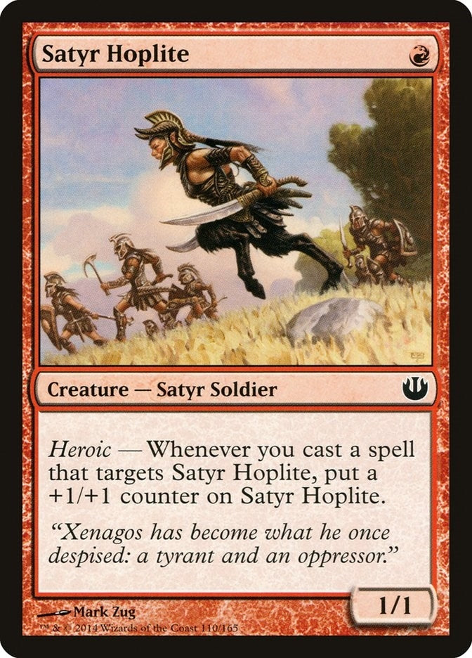 Image for Satyr Hoplite (110) (Journey Into Nyx) - Magic: The Gathering