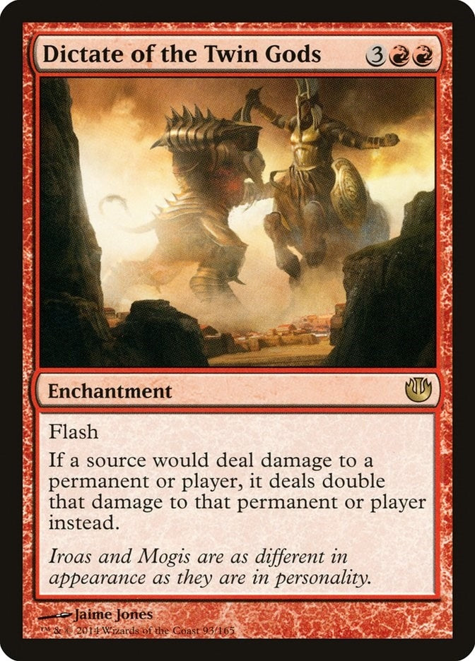 Image for Dictate of the Twin Gods (93) (Journey Into Nyx) - Magic: The Gathering