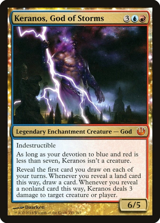Image for Keranos, God of Storms (151) (Journey Into Nyx) - Magic: The Gathering