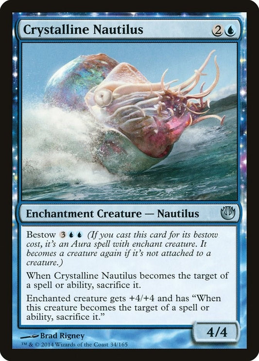Image for Crystalline Nautilus (34) (Journey Into Nyx) - Magic: The Gathering