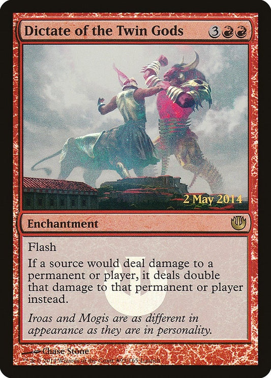 Image for Dictate of the Twin Gods (93) (Launch Party & Release Event Promos) - Magic: The Gathering